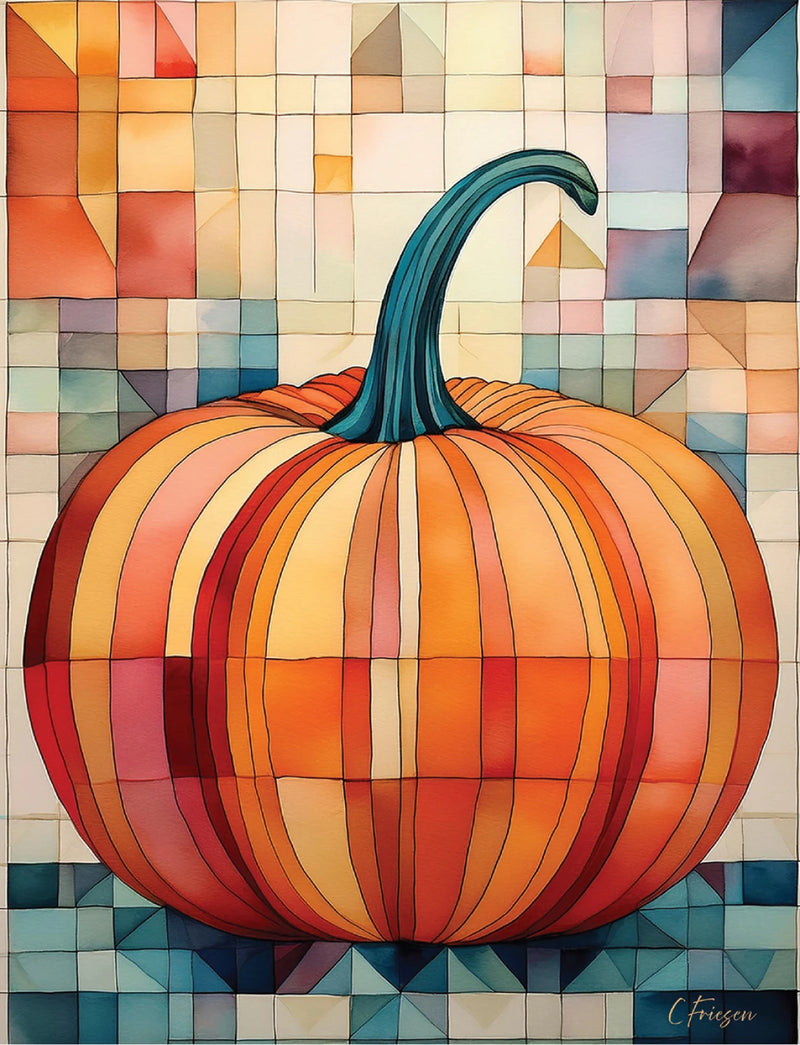 Peaceful Pumpkin Note Card