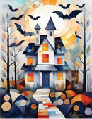 Batty Manor Note Card