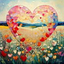 Cupid's Canvas Greeting Card