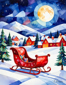 Sleigh Bells I Greeting Card