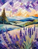 Lavender Fields III Greeting Card