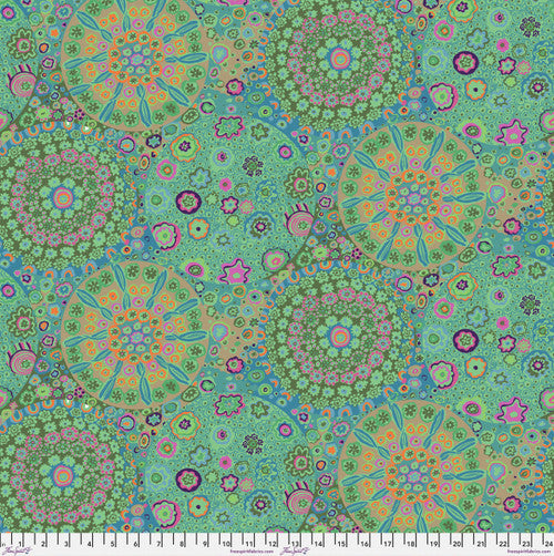 Kaffe Fassett Millefiore Jade Wide Back Fabric