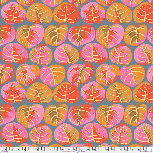 Kaffe Fassett Palm Leaves Pink Wide Back Fabric