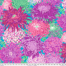 Kaffe Fassett Japanese Chrysanthemum Magenta Wide Back Fabric