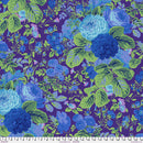 Kaffe Fassett Gradi Floral Purple Wide Back Fabric
