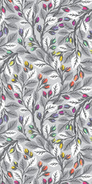 Tula Pink Graywork Best Buds Fog Wide Back Fabric