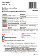 Quilt Fox Designs Dea's Sister Quilt Pattern