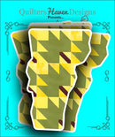 Vermont State Quilt Sticker