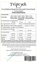 Triptych Quilt Pattern