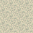 Marcus Fabrics Blue Palisades Roaming Vine Cream Fabric