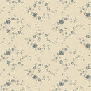 Marcus Fabrics Blue Palisades Roses Cream Fabric