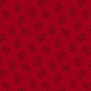 Marcus Fabrics Canton Quilting Circle Sprig Red Fabric
