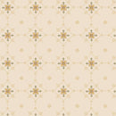 Marcus Fabrics Botanical Journal Cream Tile Floral Fabric