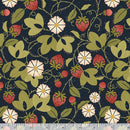 Marcus Fabrics Strawberry Patched Strawberry Field Navy Fabric