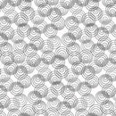 P & B Textiles Ramblings 12 Circles White on White Fabric