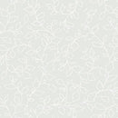 P & B Textiles Ramblings 13 Leaves And Vines White Fabric