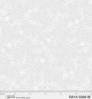 P & B Textiles Ramblings 14 Floral Vine And Scroll White Fabric