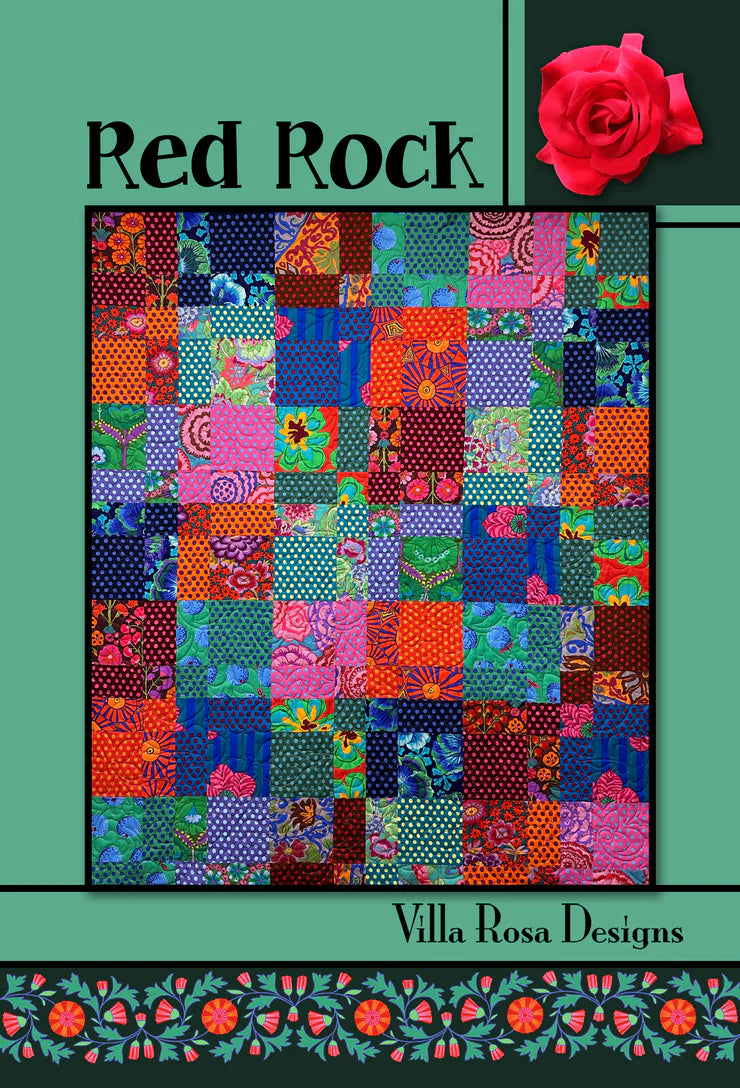 Villa Rosa Red Rock Quilt Pattern