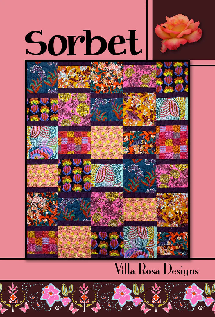 Villa Rosa Sorbet Quilt Pattern