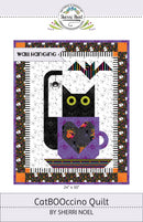 CatBOOccino Quilted Wall Hanging Pattern By Rebecca Mae Designs