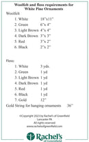 Rachels of Greenfield White Pine Ornament Pattern