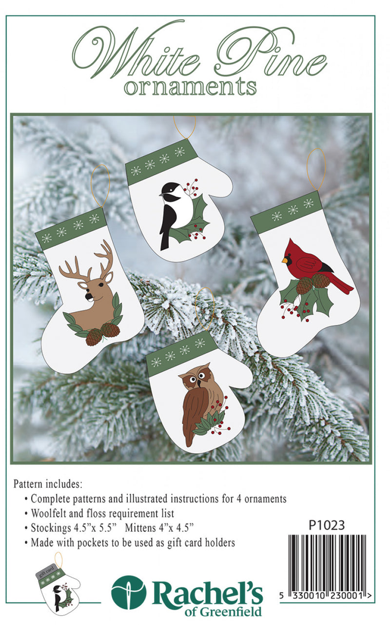 Rachels of Greenfield White Pine Ornament Pattern