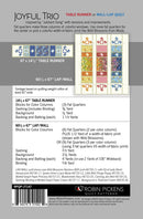 Robin Pickens Joyful Trio Pattern