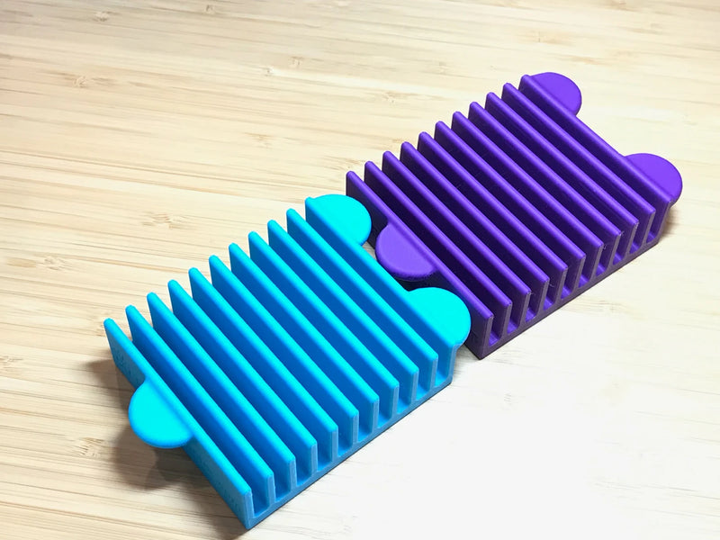 Ruler Stand 10 Slot Blue