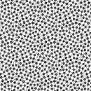 P & B Textiles Salt And Pepper Geo Web White Fabric