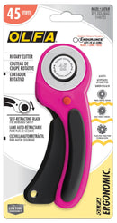 Olfa Ergonomic 45mm Rotary Cutter Magenta