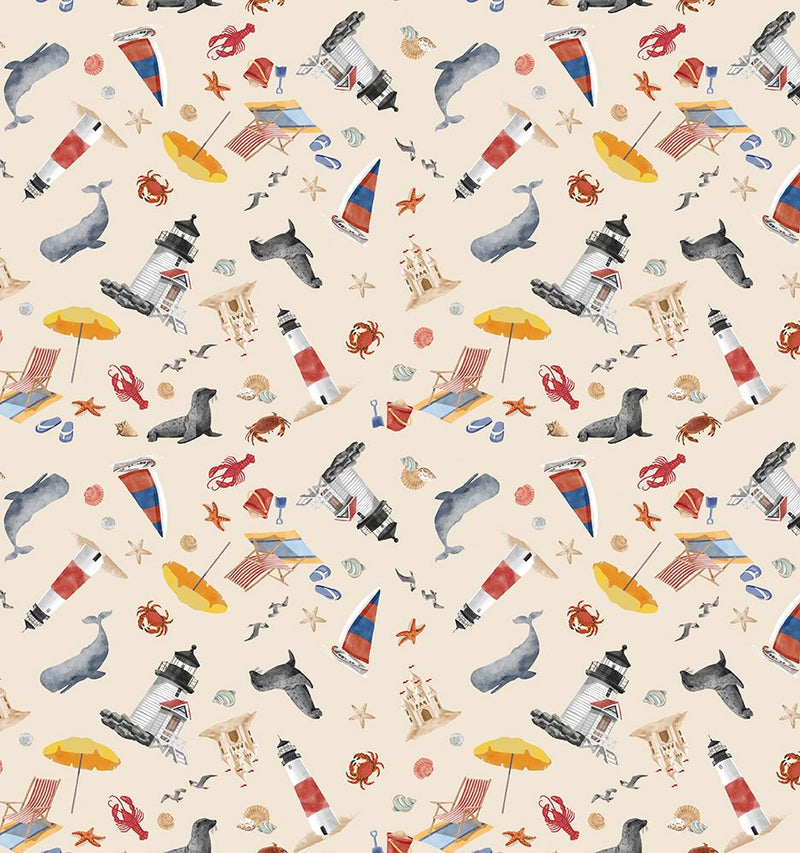 All New England Shop Hop Summer Sand Fabric