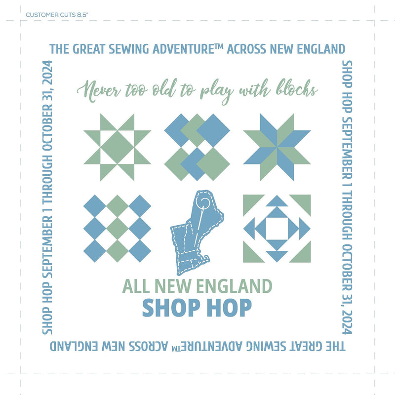 All New England Shop Hop Quilt Block