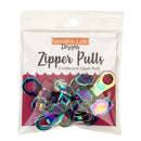 Zipper Pulls Set of 6 Iridescent Rainbow From Sassafras Lane Designs