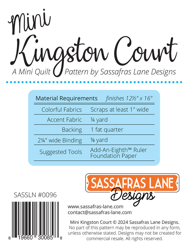 Mini Kingston Court Pattern