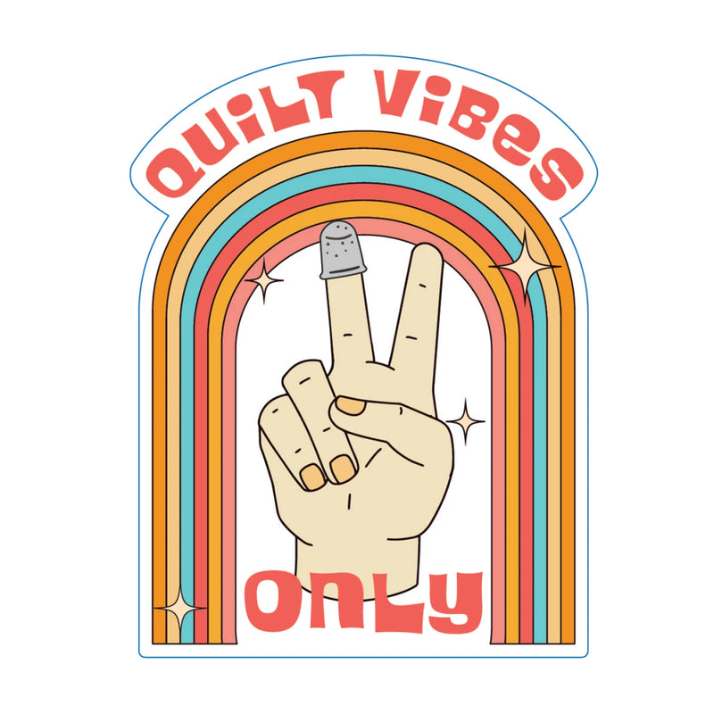 Quilt Vibes Sticker