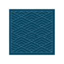 Sashiko Sampler Hishi-Seikaiha Navy
