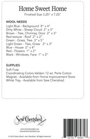 Home Sweet Home Wool Applique Pattern