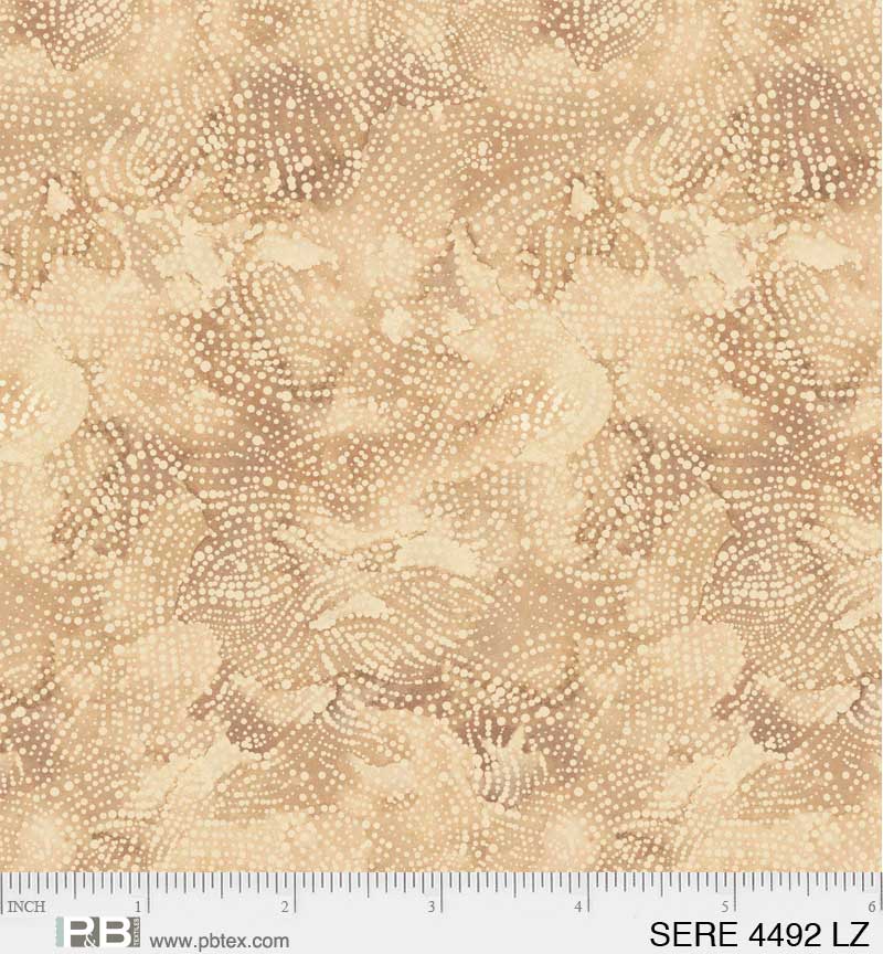 P & B Textiles Serenity Tonal Beige Fabric