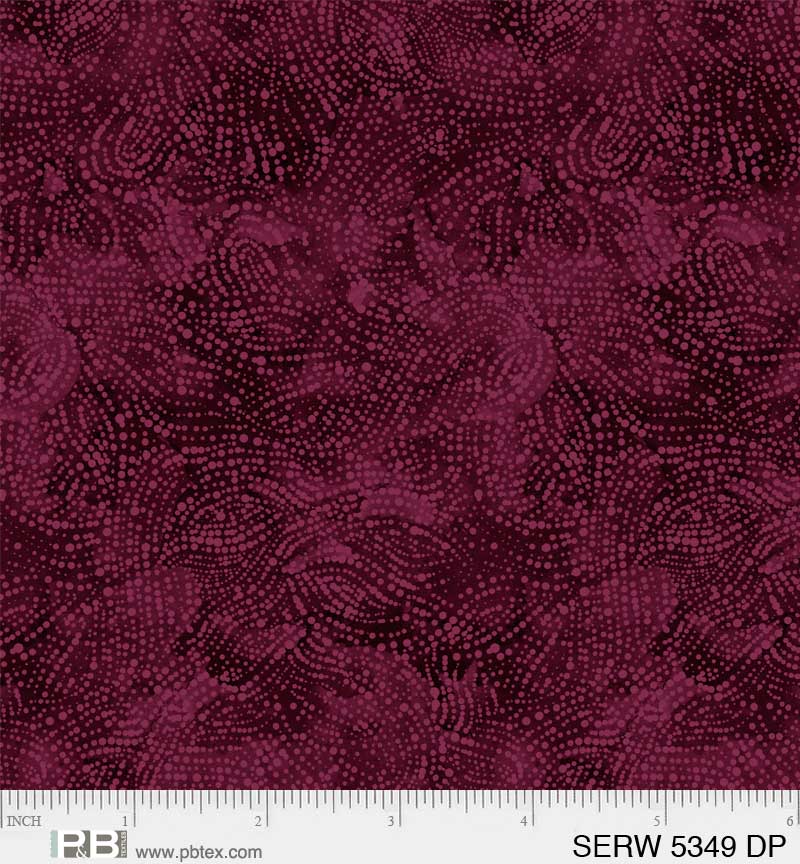 P & B Textiles Serenity Dark Pink Serene Texture 108" Wide Back Fabric