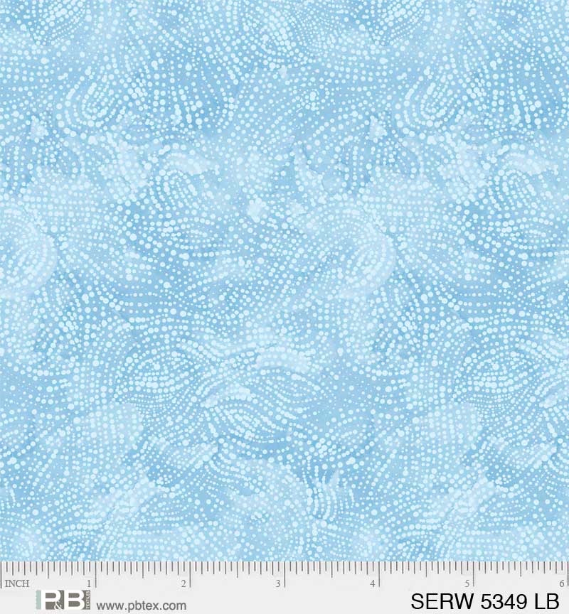 P & B Textiles Serenity Light Blue Serene Texture 108" Wide Back Fabric