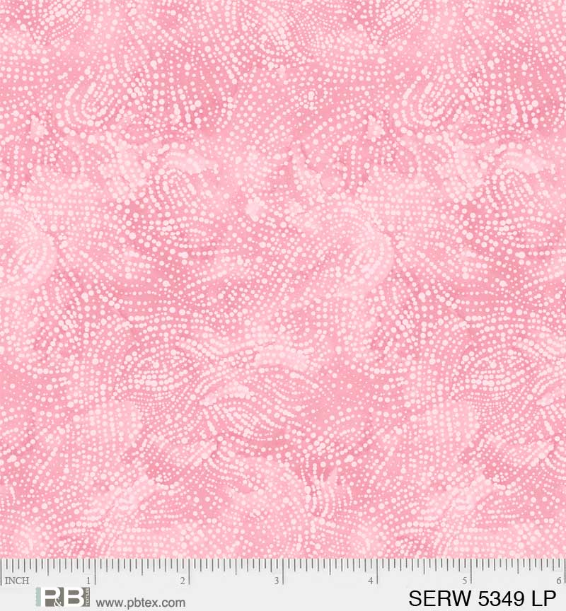 P & B Textiles Serenity Light Pink Serene Texture 108" Wide Back Fabric