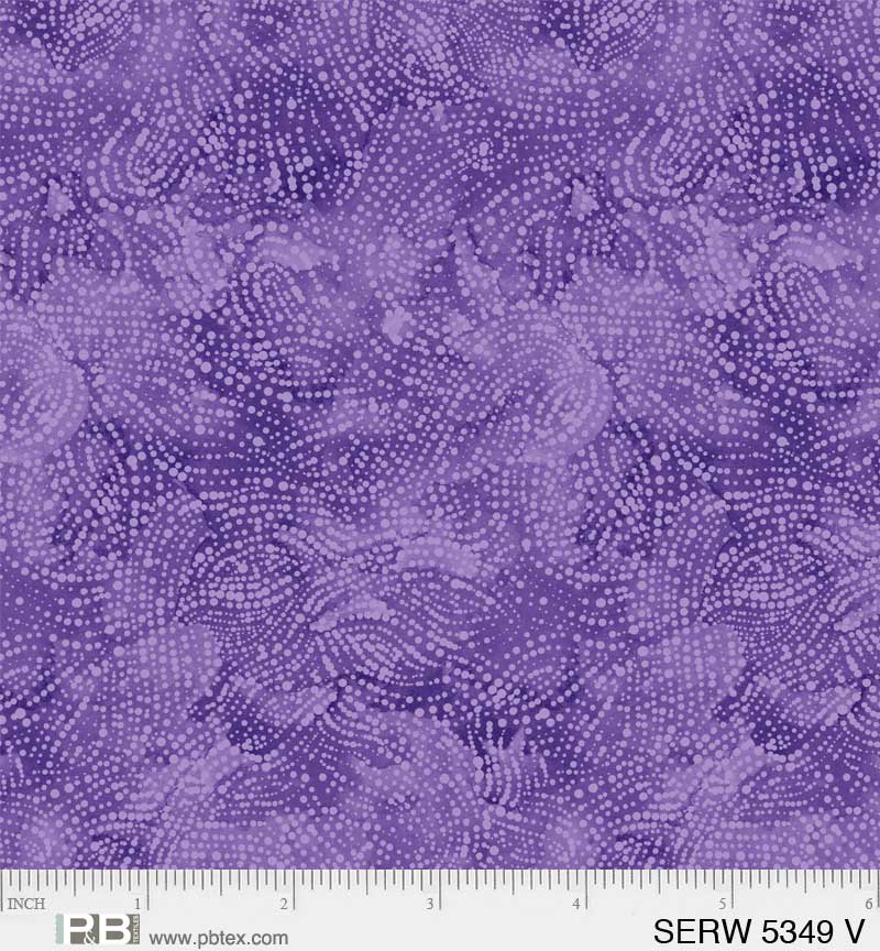 P & B Textiles Serenity Violet Serene Texture 108" Wide Back Fabric