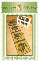 Shabby Fabrics Patchwork Shamrock Table Runner Pattern