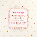 From The Heart Sticker