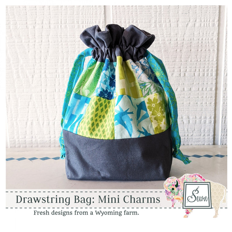 Drawstring Bag Mini Charms Pattern