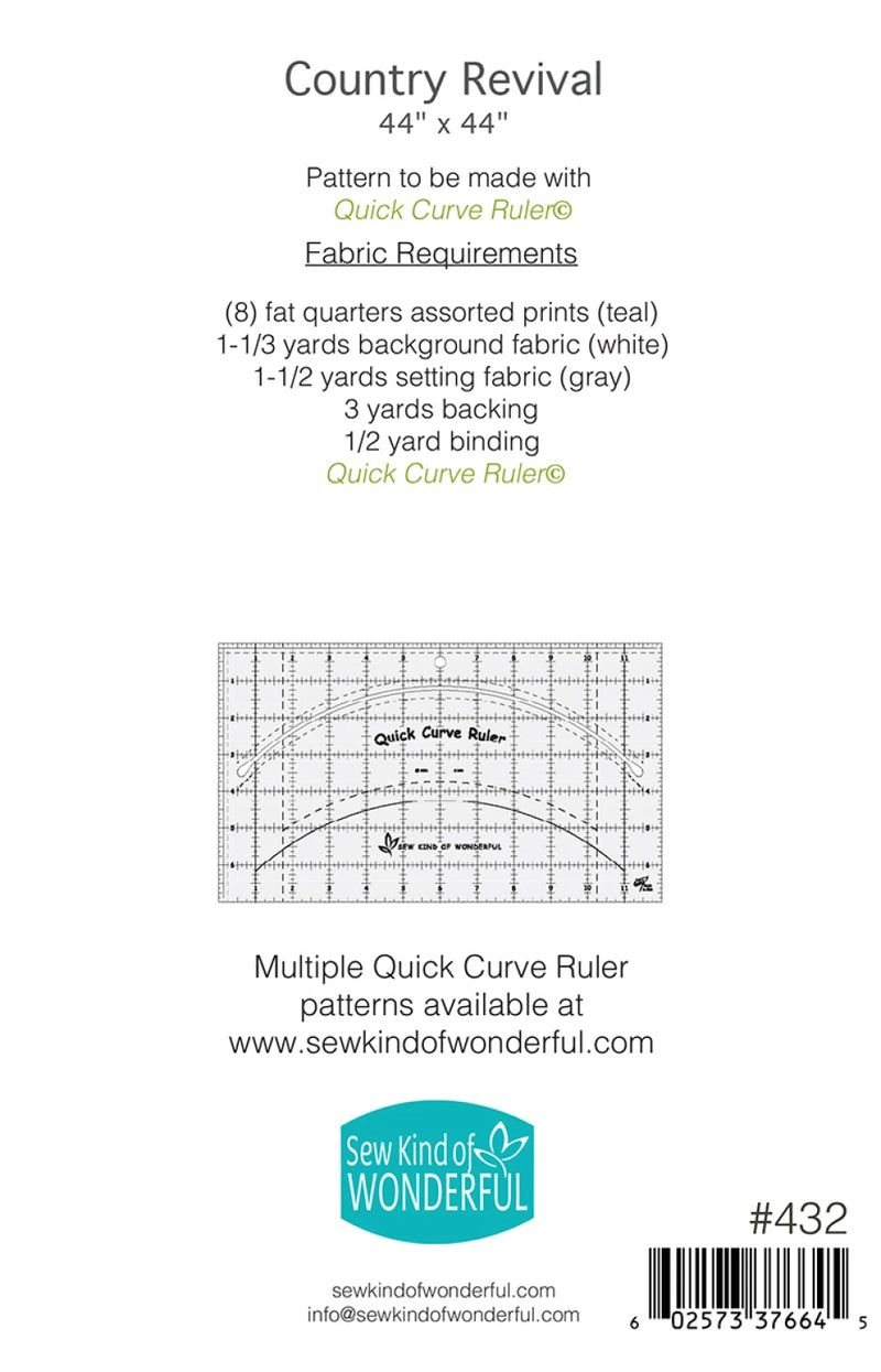 Sew Kind Of Wonderful Country Revival Quilt Pattern