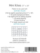 Sew Kind Of Wonderful Mini Kites Quilt Pattern