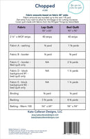 Chopped Quilt Pattern