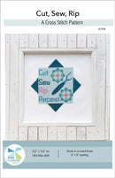 Cut, Sew, Rip Cross Stitch Pattern