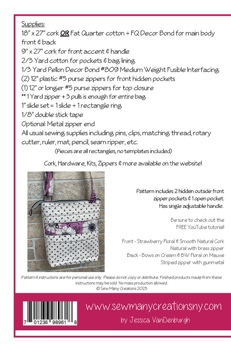 Sew Many Creations Julia Crossbody Bag Pattern